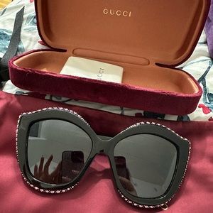 Gucci Women’s Rhinestone Sunglasses